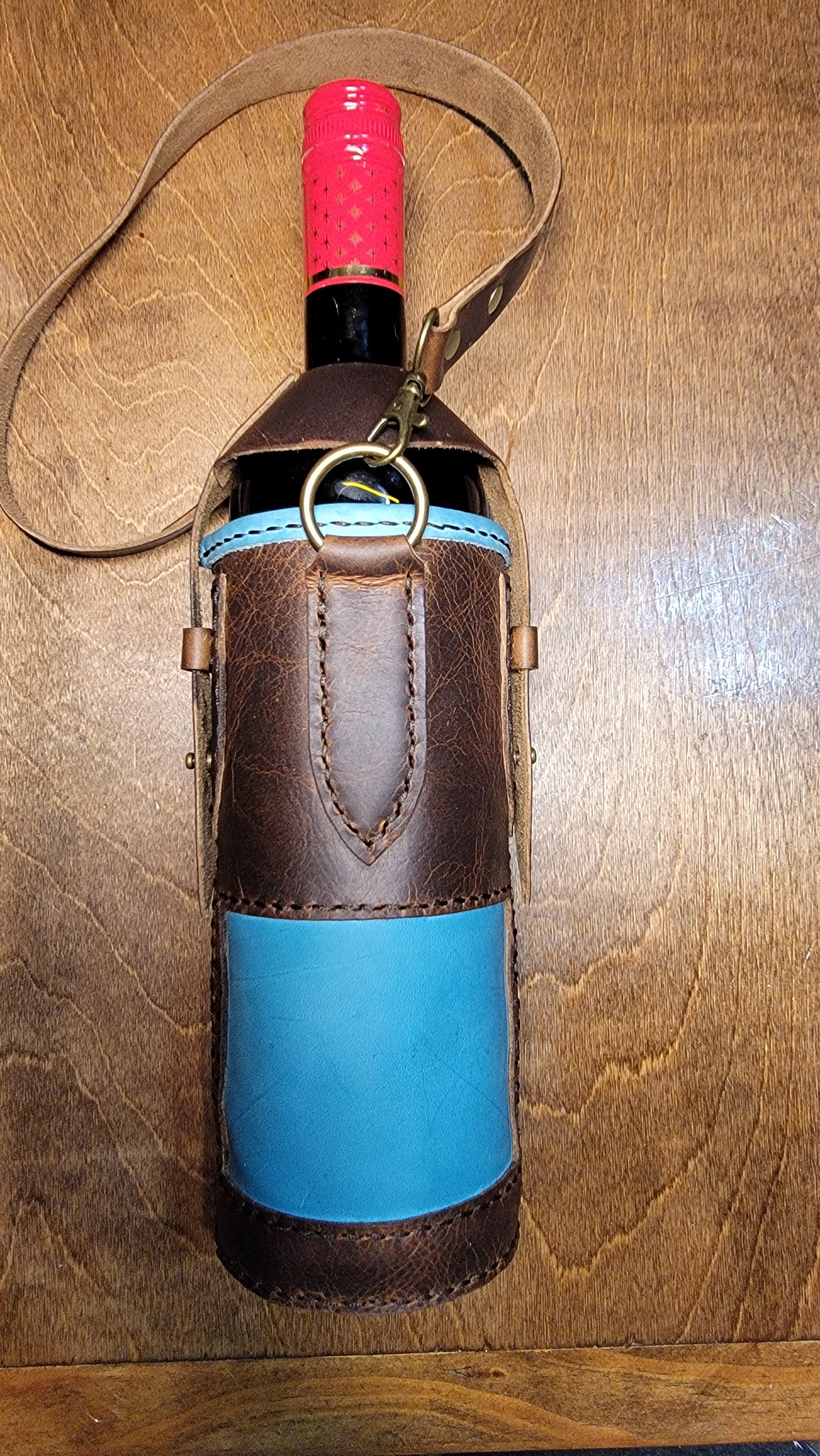 Leather Wine Bottle Carrier Wine Carrier Custom Wine Sleeve Wine Bottle Holder Gift for Him Gift for Her Leather Gift Wine Tote Etsy