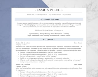 ATS Resume Template: Professional, Simple Design (Word & Pages)