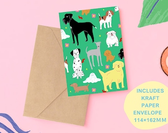 Cute doggies card
