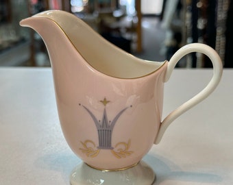 Vintage koninklijke pracht door Fine Arts China Pink Creamer 5 inch zeldzaam