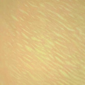 32 count evenweave, orange and yellow zebra striped hand-dyed cross stitch fabric, 17”x26”