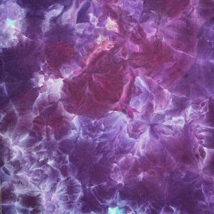 14 count Aida, Halloween purple hand-dyed cross stitch fabric, 17”x18.5”