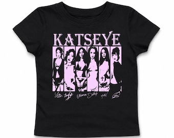 Katseye Kids Tee, Katseye Members Youth Shirt, KATSEYE Merch for Kids,Vintage K-Pop Youth Shirt, Girl Group Fan Kids Tee
