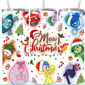 inside out Christmas 20oz tumbler