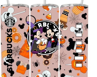 Starbucks Minnie and Mickey Tumbler