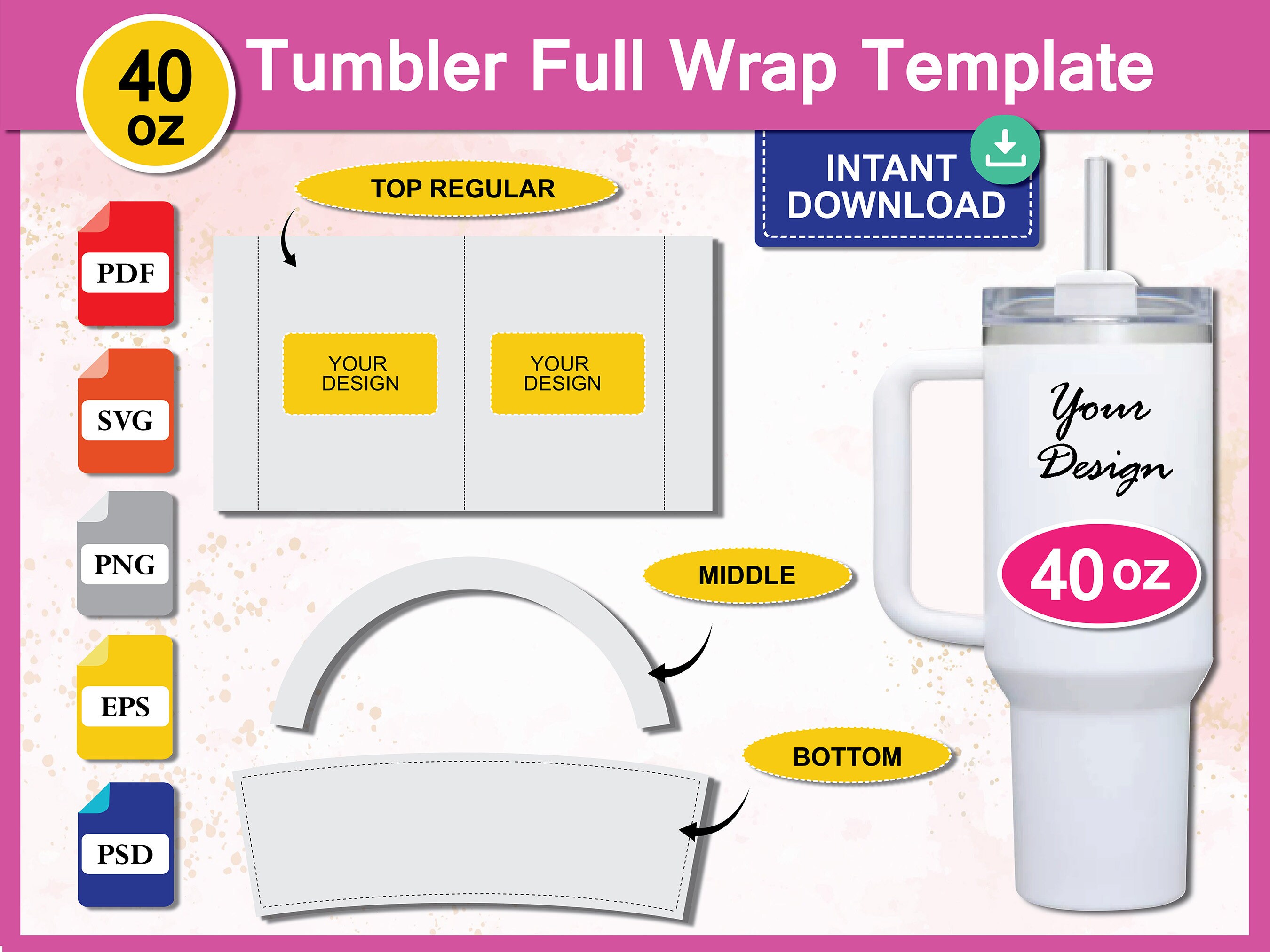 40oz Tumbler Wrap, Mama 40 oz Sublimation Design, 40oz Tumbler Png, 40  Ounce Tumbler Wrap, Mom 40oz Wrap