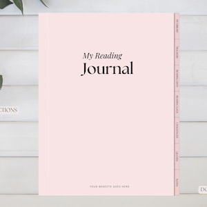 Digitales Lesetagebuch - Buch Tracker - Goodnotes Journal - Leseplaner -Lesetracker