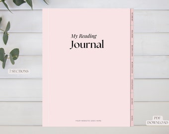 Digital Reading Journal: Book Tracker for GoodNotes (PDF)