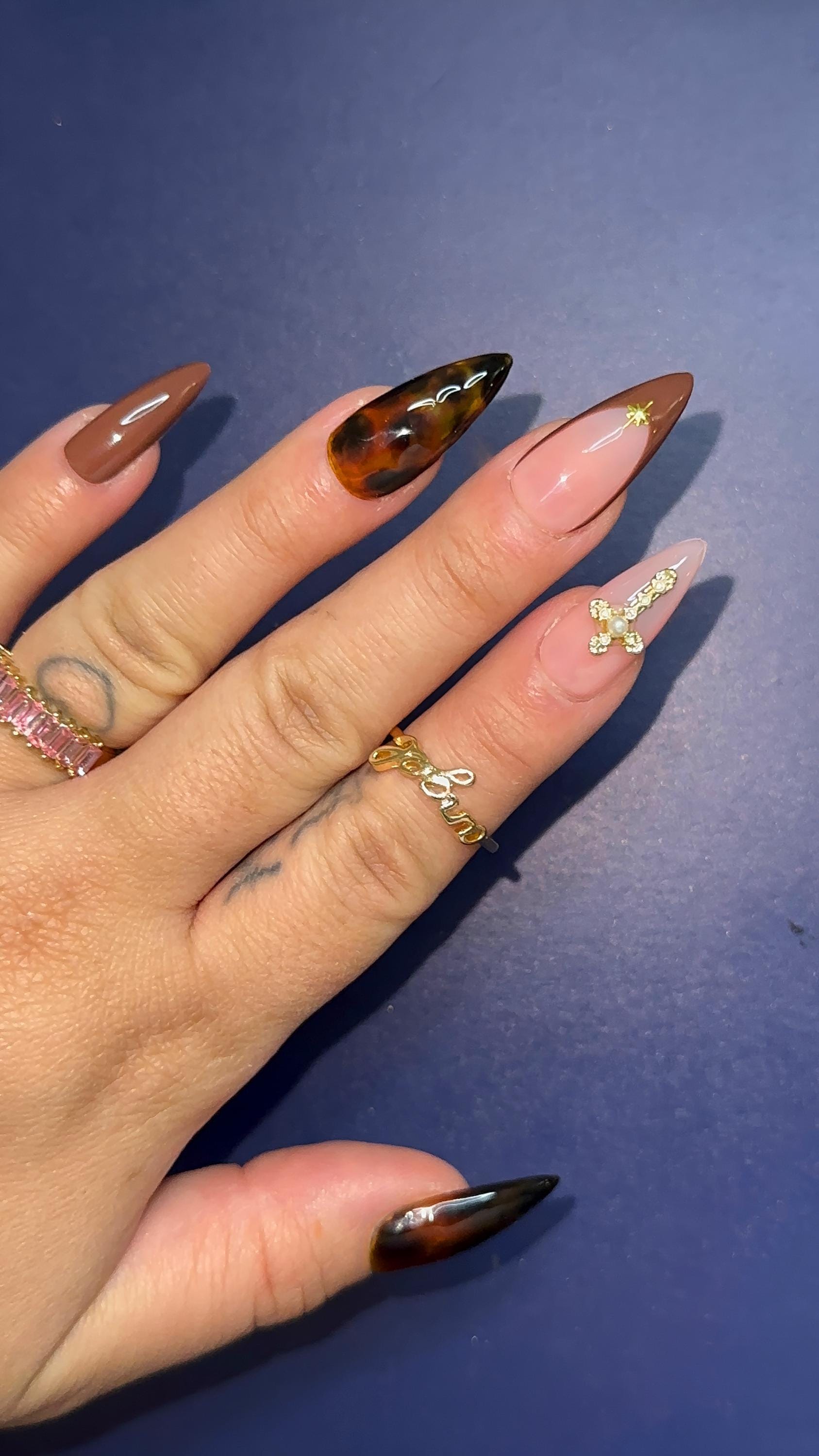 Dramatic Stiletto Tortoiseshell