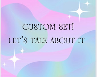 Custom Set - pls message first.