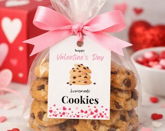 Valentine’s Day Baking Tags Printable | Homemade Treat Labels | Brownies Cookies Cinnamon Rolls | Instant Download