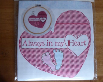 Always in My Heart Cross Stitch Kit