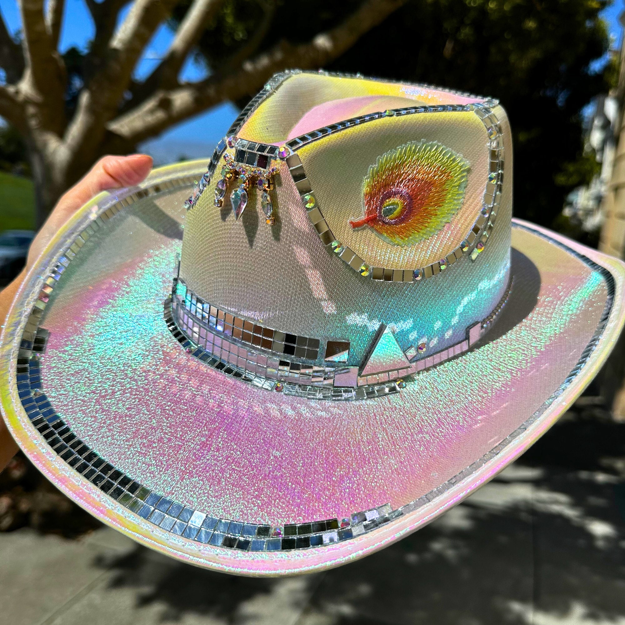 Iridescent Cowgirl Hat Iridescent Cowgirl Hat