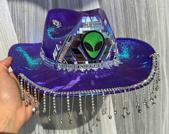 Disco Space Cowboy Hat • Cosmic Cowgirl Outfit • Barbie Pink  display picture 1
