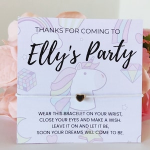 Unicorn Party Favours Unicorn Birthday Party Favours Unicorn Favors Unicorn Party Bag Fillers Unicorn Party Bag Bracelet Party Favours