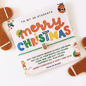 Frohe Weihnachten Karte Geschenke Weihnachten Party Geschenke Frohe Weihnachten Weihnachten Studenten Geschenke Klasse Schulkind Team Weihnachtsstrumpffüller