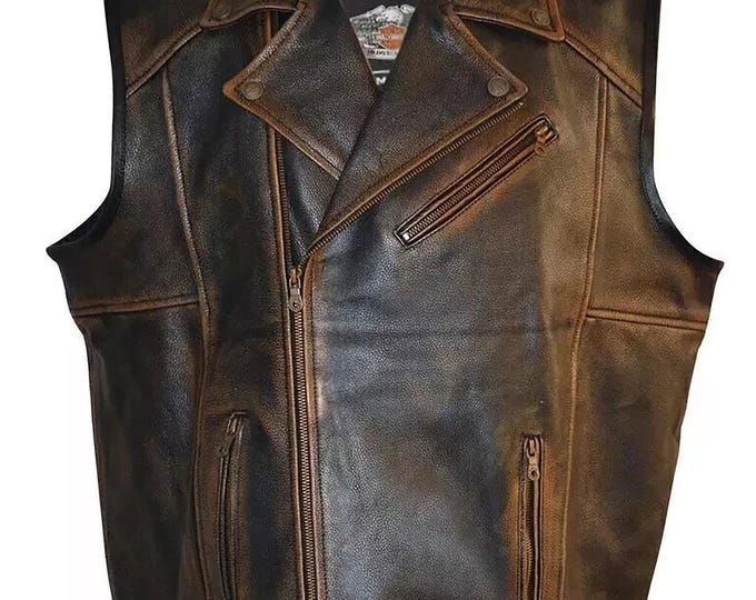 Harley-Davidson Leather Vest Men's M /eaa525880