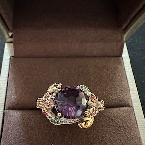 Blumen Diamantring