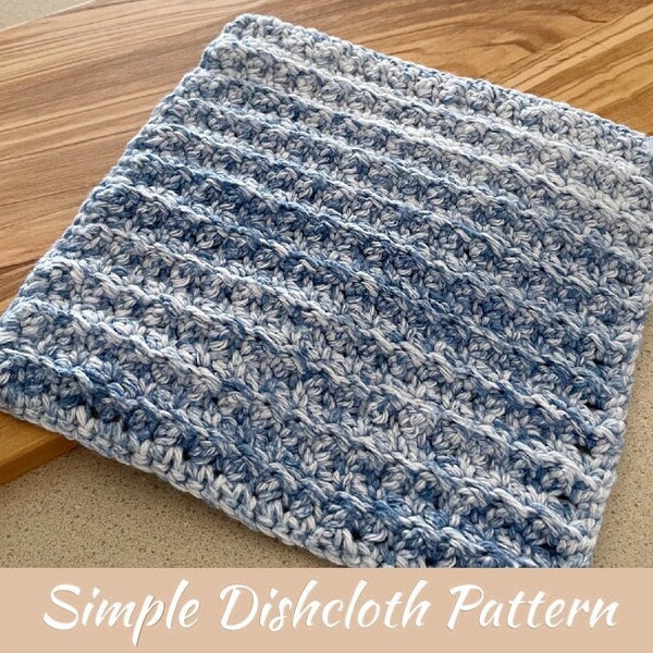 PATTERN ONLY: Simple Dishcloth Pattern