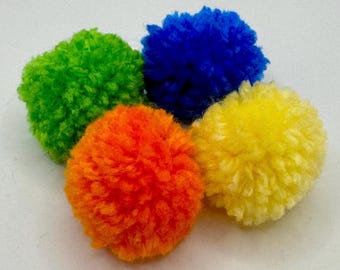 Juguetes para gatos con pompones