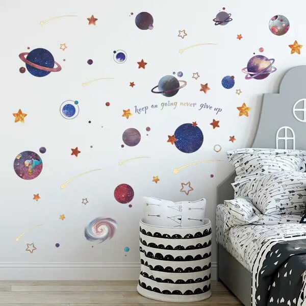 Space Wall Decals Etsy