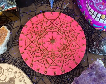 Color Pop Pendulum Board with Crystal: Divination, Dowsing, Witchcraft