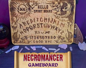 Handcrafted Witchwood Spirit Board: Live Edge Occult Ritual Tool