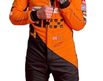 Lando Norris F1 Karting Suit 2024 McLaren F1 karting Suit 2024