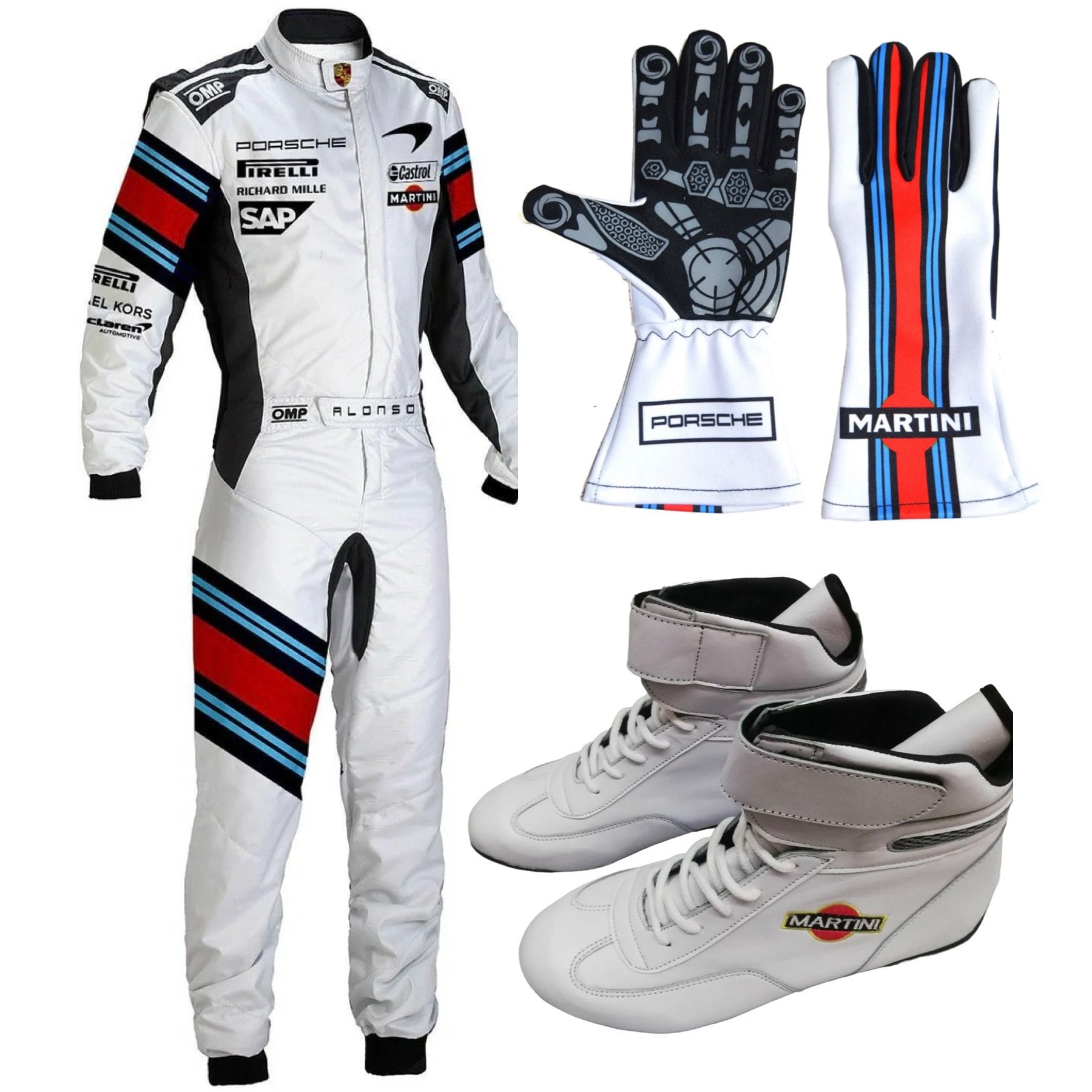 Tuta pilota TOP KART ufficiale personalizzata OMP-SPARCO