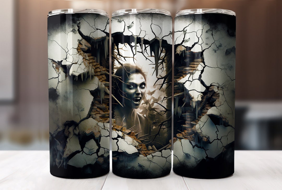 Hogg 'Spooky Season' Halloween-Becher, 590 Ml, Isolierter Edelstahlbecher Mit Strohhalm – Gruselig-cool!