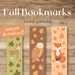 Fall Bookmark Printable for Kids Autumn Leaves October - Etsy