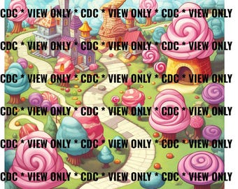 Candyland Printable Pattern