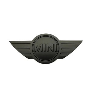 1 pcs Black Matte 3D Mini Cooper Metal Emblem Sticker