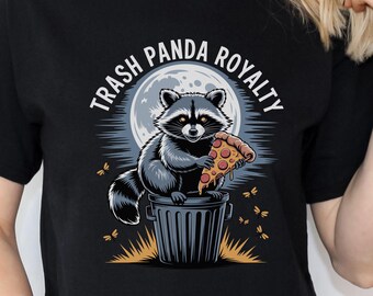 Lustiges Waschbär Unisex T-Shirt, Trash Panda Royalty Tee, Tierliebhaber Geschenk, humorvolles Grafik Shirt, niedliche Wildtier-Kleidung