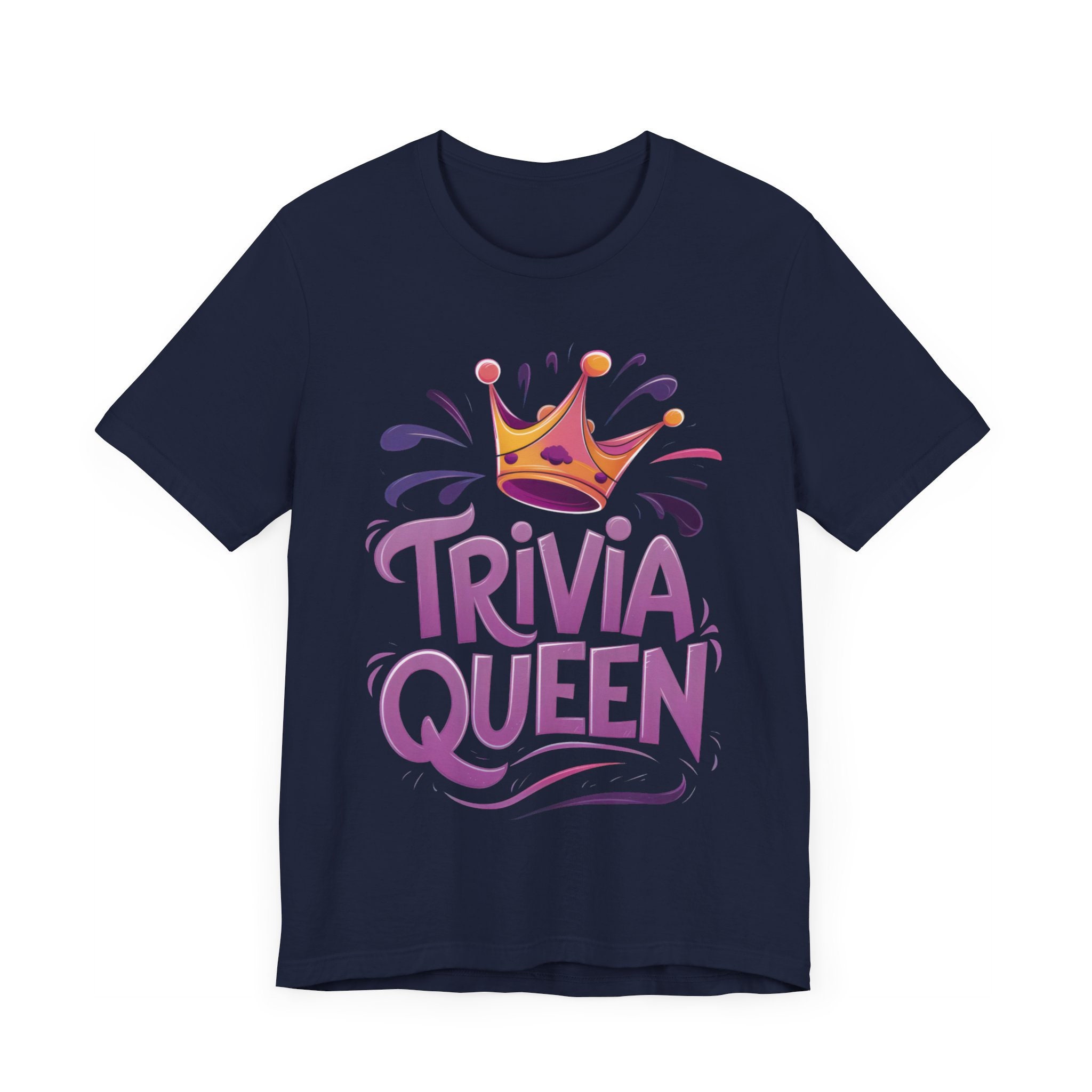 Trivia Shirts Trivia Queen T-shirt for Trivia Night Enthusiasts, Funny Quiz Game ...