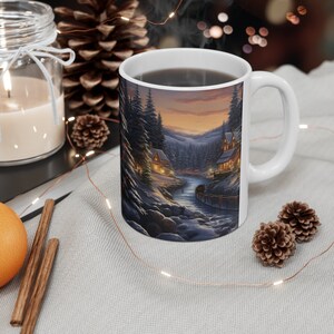 Winter Season Ceramic Mug 11oz, Christmas mug, Christmas gift, Cool Designs Mug