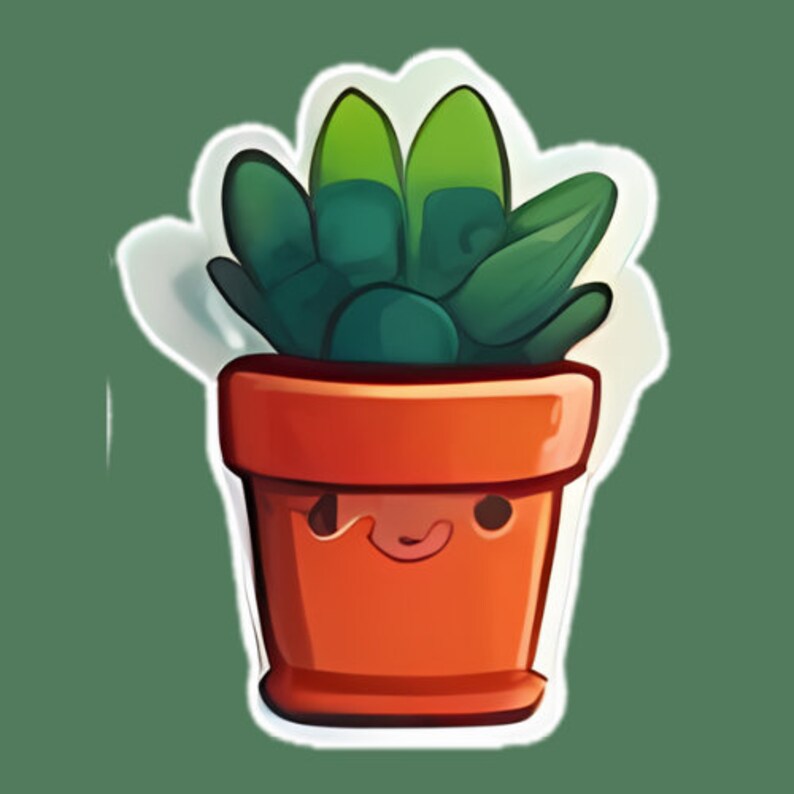 Prickly Perfection: Cactus Sticker Set 15 Image Digital Product - Etsy