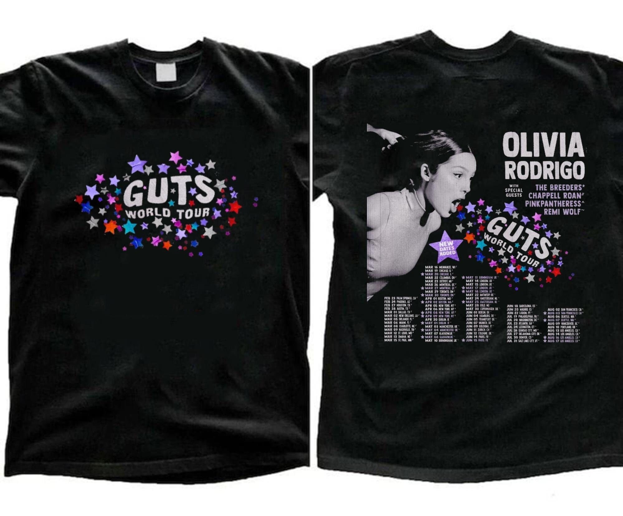 Olivia Rodrigo Guts World Tour 2024 2sided Sweatshirt Olivia Etsy Ireland