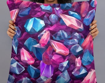 Cojín Básico Diamantes y Cristales de Hielo