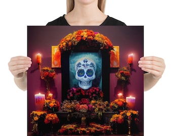 Afiche del Altar del Día de los Muertos 2