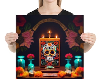 Afiche del Altar del Día de los Muertos 1