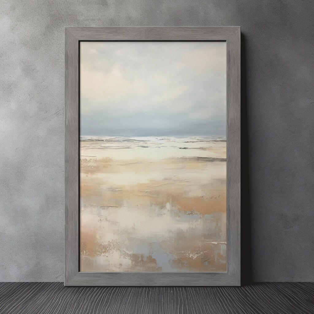 Abstract Coastal Painting Coastal Wall Art Seascape Wall Art Beach
