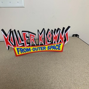 Killer Klowns From Outer Space large Sign V2