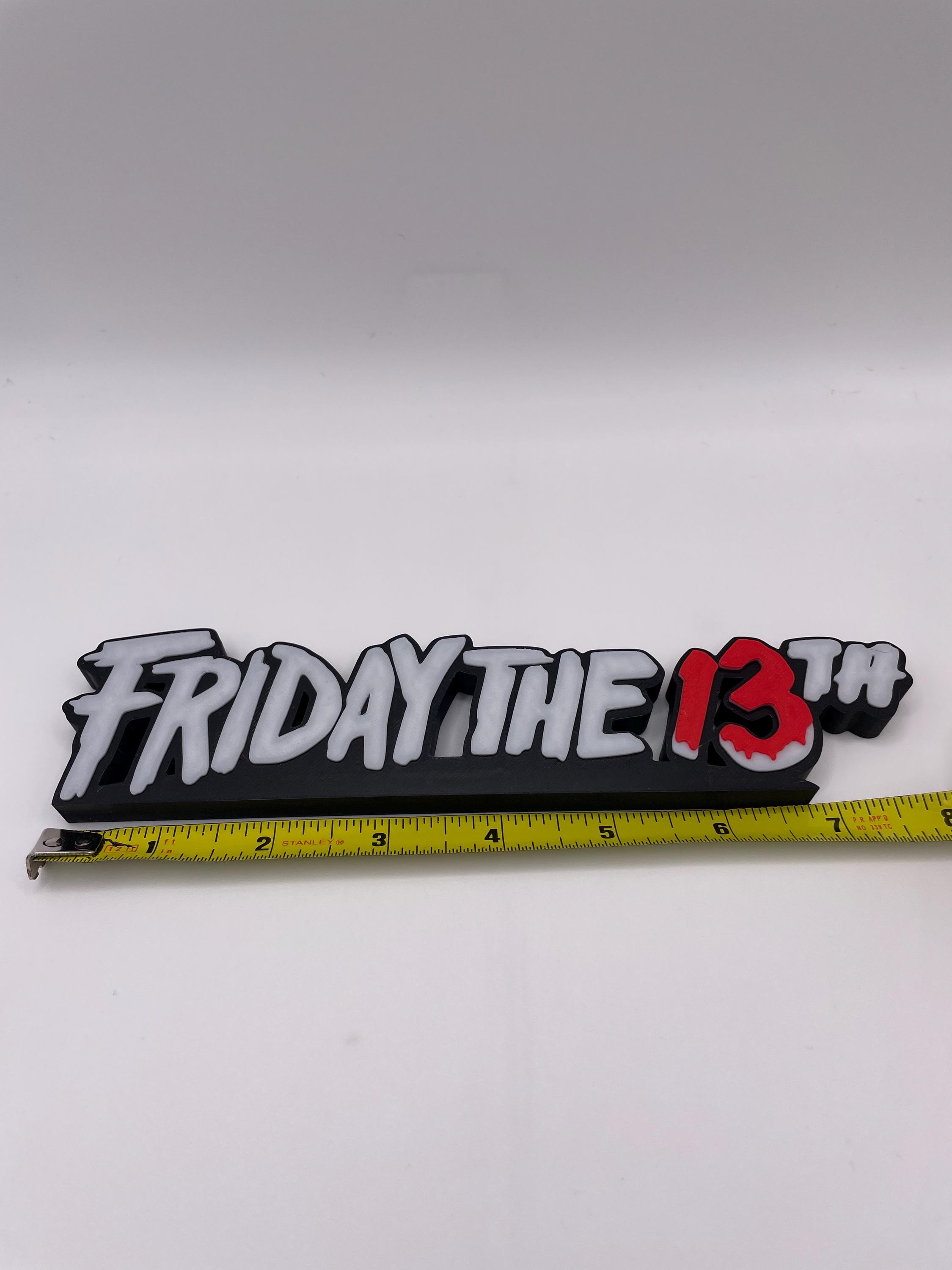 Friday the 13th Sign V2 - Etsy