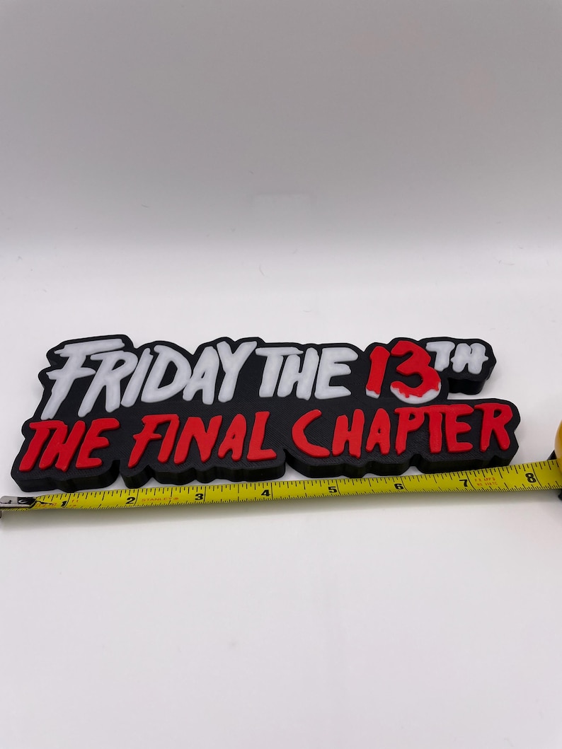 Friday the 13th Part 4 Sign - Etsy