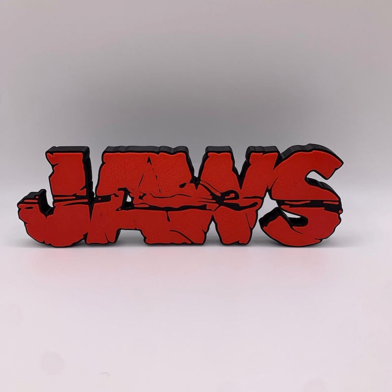 Jaws Sign V2 - Etsy
