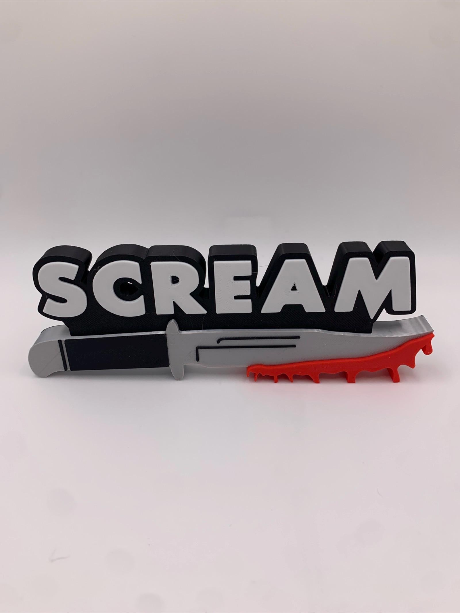 Scream Sign - Etsy
