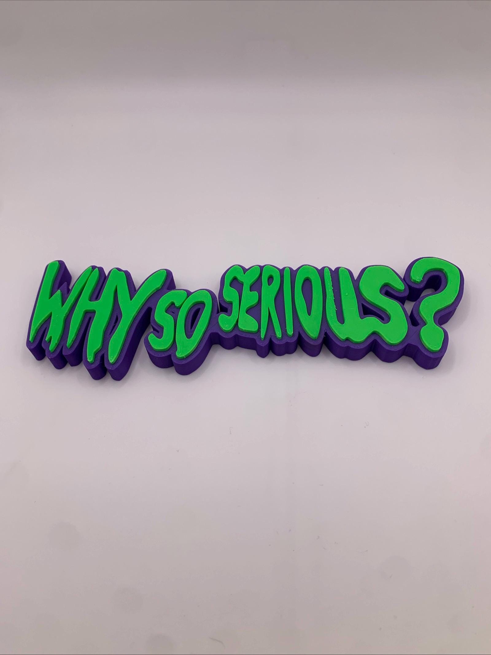 Why so Serious? Sign - Etsy