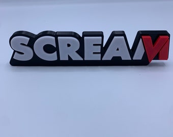 Scream 6 sign