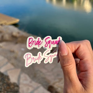 Braut Kader Aufkleber - Braut Bachelorette Mini Matte Vinyl Aufkleber